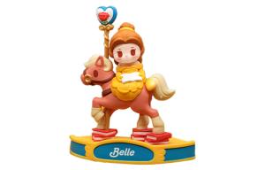 Disney Characters Princess вращающаяся деревянная лошадка коллекция мистери боксы одиночный мистери бокс/полный набор 8 шт 52TOYS