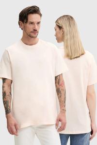 Хлопковая футболка Converse, бежевый