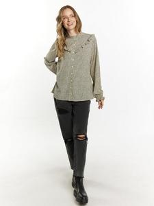 Блузка с длинными рукавами Dreimaster, бежевый