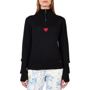 Свитер Rossignol JCC Merib с застежкой-молнией до середины груди (женский), Black