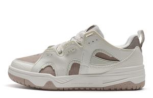 XTEP YXNAVI Карта Прочные Дышащие Лоу-топы Скейтборд Кроссовки Женские Белый Песок Серый/Пятилистный Миндаль - Белый Серый, цвет White Gray