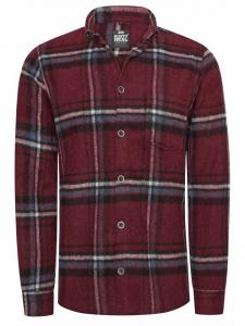 Рубашка дровосека фланелевая бордового/черного цвета Rusty Neal