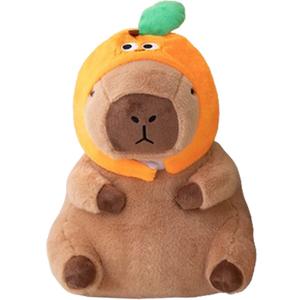 Плюшевая игрушка милая капибара в шапочке, кукла для возраста 14-35 лет, высота 30см/40см DUOAI