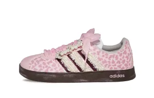 Adidas Neo Кроссовки для скейтбординга VL Court 2.0, унисекс, низкие, розовые, белые