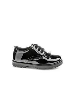 Детские кожаные туфли на шнуровке и блучеры с шнурками Pablosky, черный