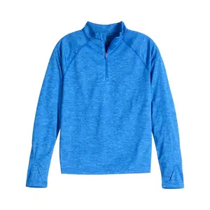 Пуловер из термобелья Dry Tek с застежкой-молнией на четверть оборота для мальчиков 8-20 лет, обычный и хаски Tek Gear, цвет atlas river