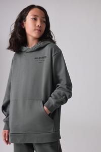 Толстовка свободного кроя Underground из 100% хлопка с капюшоном Smallsaints, серый