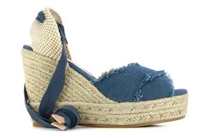 Эспадрильи Mossy на танкетке Camila'S, синий