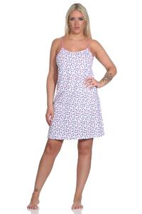 Ночная рубашка NORMANN Spaghetti geblümter, красный