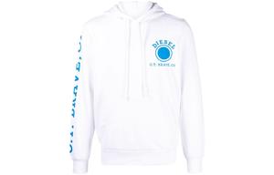 DIESEL Белая толстовка для мужчин