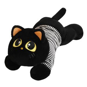 Плюшевая игрушка котенок реалистичная и животные плюшевые куклы высота 70см/115см JBBCN, черный