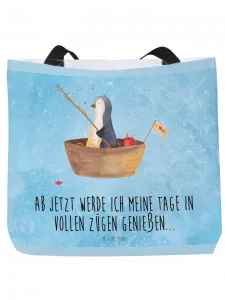 Шоппер Mr. & Mrs. Panda, цвет eisblau