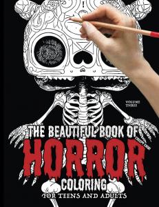 The Beautiful Book of Horror Coloring for Teens and Adults Volume Three Creepy Chibi: Creepy, Chilling, Illustrations for all Colorists. Providing Relaxation and Stress Relief (Independently published)