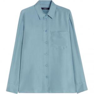 WEEKEND MaxMara Рубашка Женская Светло-голубые С Отложным Воротником Умеренные Others