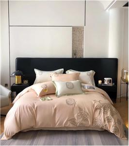 Generic Комплект постельного белья французский винтажный цветочный вышитый хлопковый