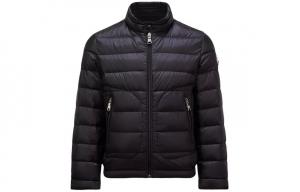 Moncler Детская пуховая куртка down jacket black kids