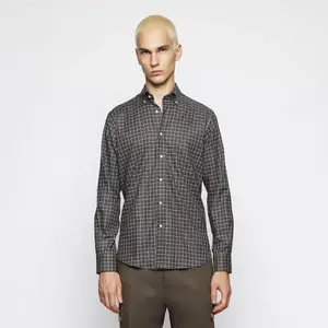 Мужская повседневная охотничья рубашка Myrtle Mirto, темно-зеленый