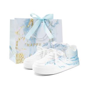 расслабленные нескользящие устойчивые к истиранию низкие кроссовки для скейтбординга women's ANTA, синий