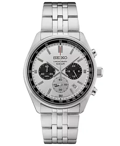 Мужские часы Chronograph Essentials с браслетом из нержавеющей стали, 42 мм Seiko