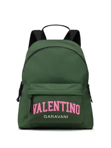 Рюкзак с логотипом VALENTINO GARAVANI, зеленый