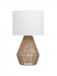 Настольные лампы MALEWA коричнево-белого цвета - (Ш) 23 x (В) 52 x (Д) 23 см