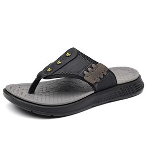 Нескользящие, устойчивые к истиранию, устойчивые к запахам, бесшумные мужские шлепанцы PAIBLOKS, Black