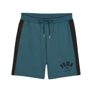 PUMA Повседневные шорты мужские cold light green