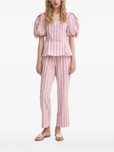 Топ с рукавами-фонариками Stine Goya, розовый