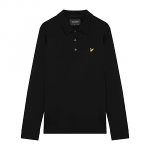 Поло с длинным рукавом Lyle & Scott LP400VOG, черный