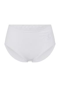 Женские хлопковые трусы с вышивкой на талии Con-Ta, белый