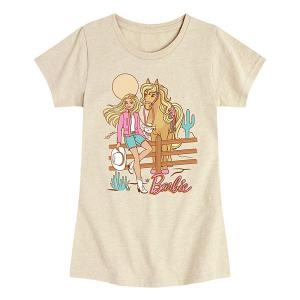 Футболка с принтом Girls 7-16 desert cowgirl Barbie, Beige