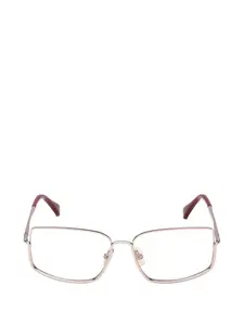 Очки в прямоугольной оправе Max Mara, серебряный