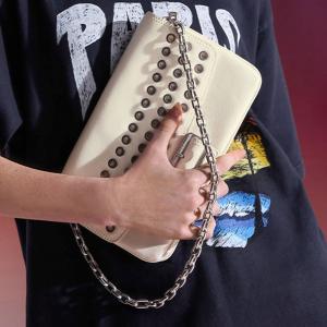 Сумка Liv с цепочкой и ручкой на плечо Charles & Keith, цвет Cream