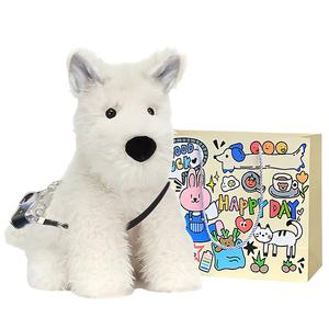 Мягкая и милая плюшевая кукла West Highland высотой 30см/45см/60см Bobby Bear