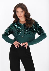 Кардиган faina Cardigan, Emerald/Dark Green