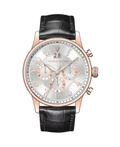 Мужские часы Heritage с серебряным циферблатом - cv3946 Christian Van Sant, silver