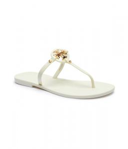 Пляжные тапочки мини миллер Tory Burch, белый