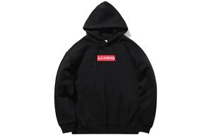 Li-Ning LiNing Спортивная Мода Коллекция Свитшот Unisex New Standard Black