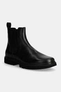 Кожаные ботинки Calvin Klein Jeans EVA BOOT MID CHELSEA UNIFORM DR, черный