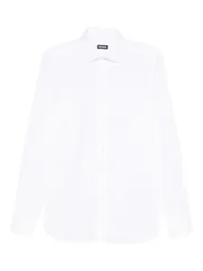 Рубашка с длинными рукавами Zegna, белый