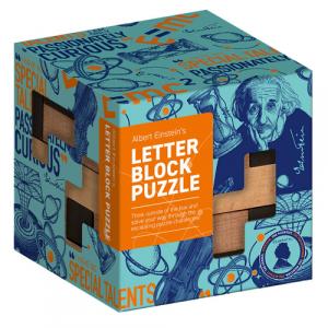Пазлы Albert Einstein’S Wood Letter Block Puzzle Cube