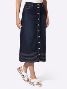 Джинсовая юбка темно-синего цвета Heine
