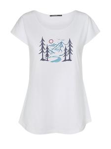 Рубашка GREENBOMB Nature River Forest, белый