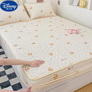 Disney Простыня на резинке 200х220 см из мягкой мытой ткани, цвет Bear Ice Cream