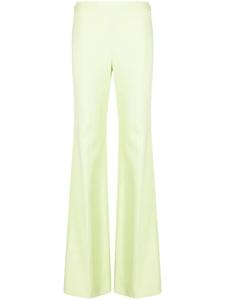 Moschino расклешенные брюки с завышенной талией, зеленый