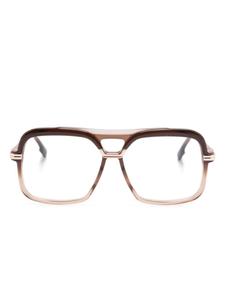 Cazal солнцезащитные очки-пилоты, коричневый