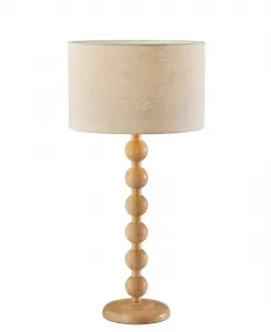 Настольная лампа Wood Orchard 72 см Adesso, натуральное дерево