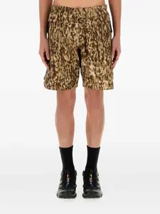 Шорты с камуфляжным принтом South2 West8, коричневый