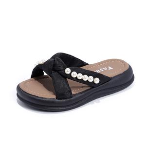 Детские шлепанцы с низким верхом SHIBU, черный