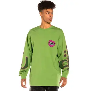 Лонгслив Grimey Day Dreamer, зеленый